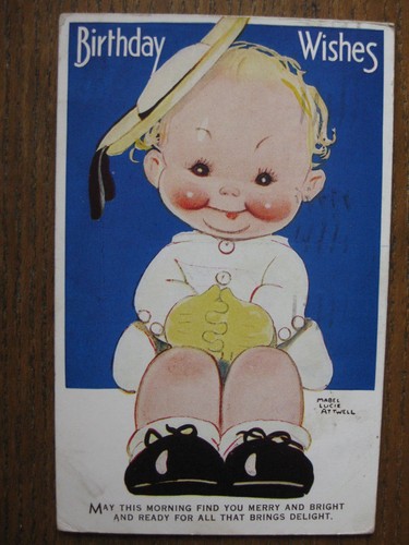 Birthday wishes posted - posted, 1938