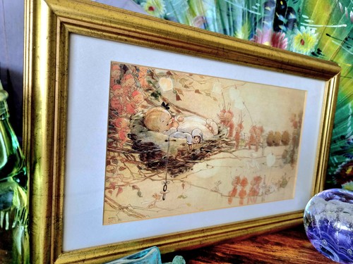 Vintage framed mabel - framed,