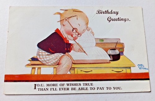 Mabel lucie attwell - attwell:, "birthday