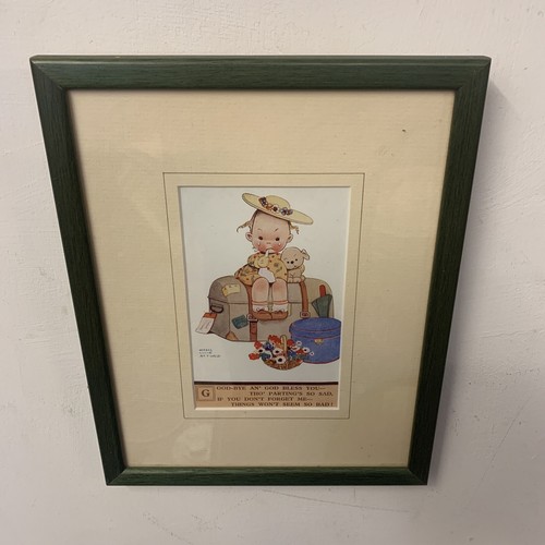 Vintage framed postcard - postcard, by